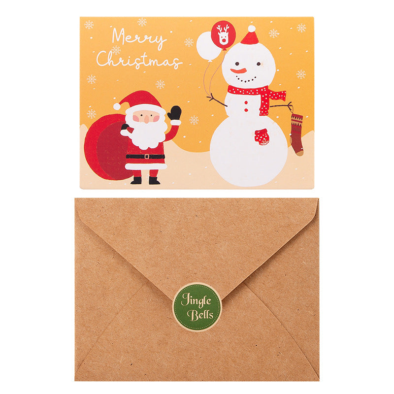 Cartes de Noël dorées