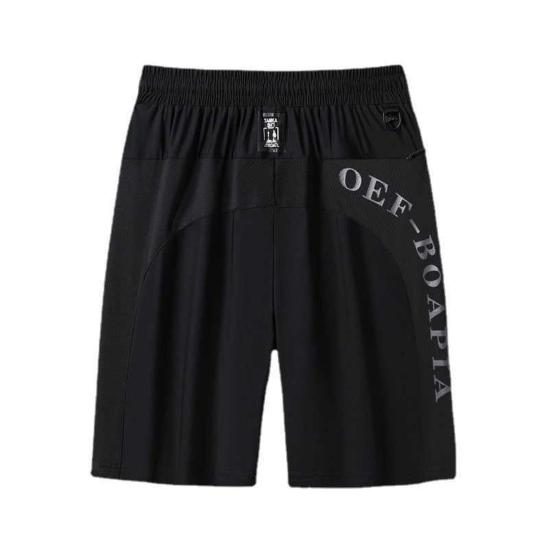 Short homme en soie glacée