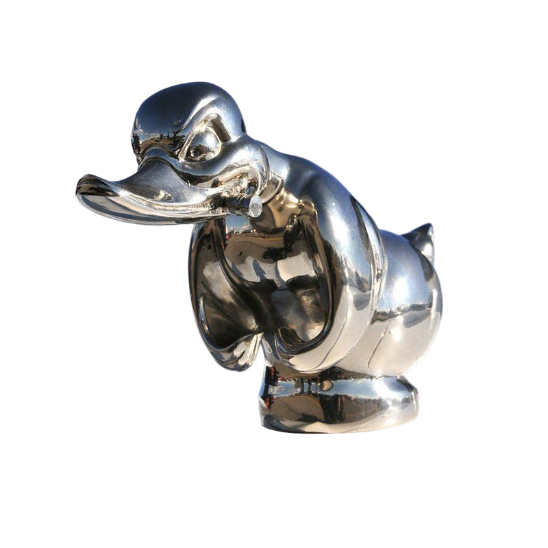 Ornement de capot de canard en caoutchouc en colère
