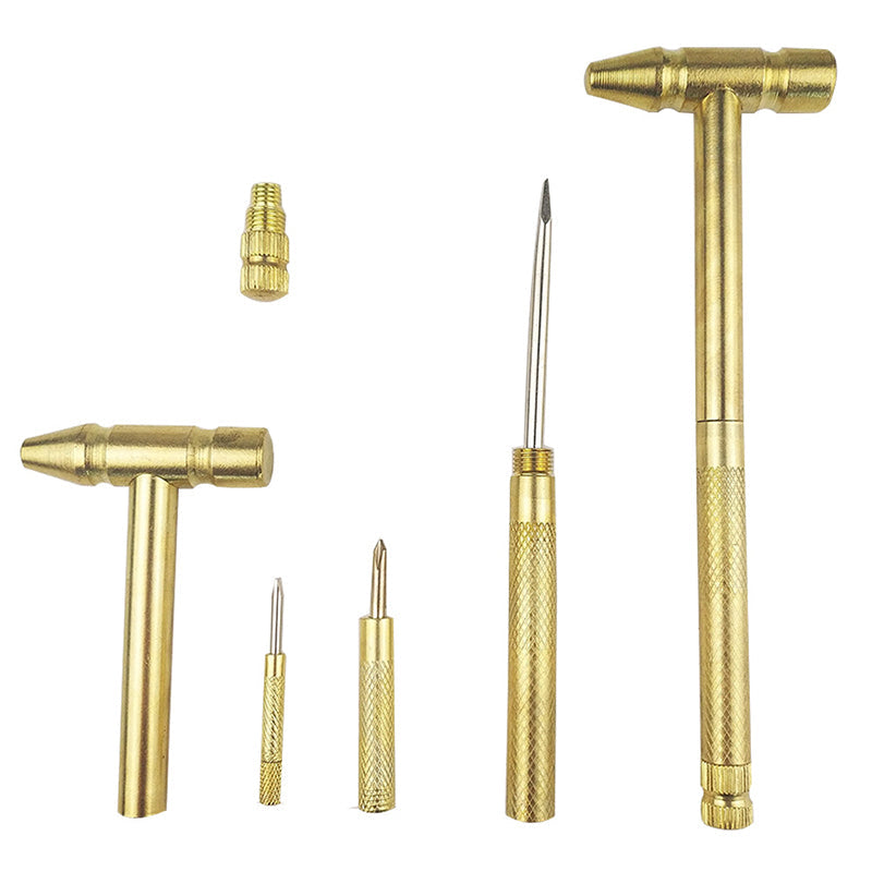 đ„Mini marteau multifonctionnel en cuivre 6 en 1