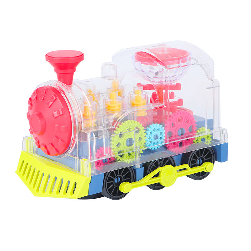 Train d'engrenages Transparent Électrique