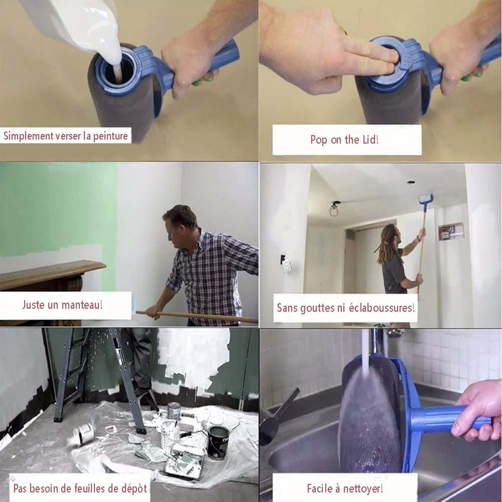 Rouleau Peinture avec Reservoir - 5 pièces/8 pièces