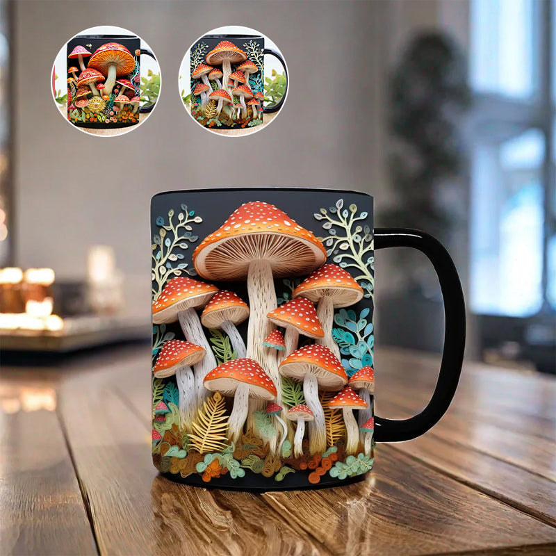 Tasse de champignons magiques 3D