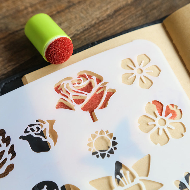 🧑🎨Couverture de doigt de tampon encreur bricolage créatif💖