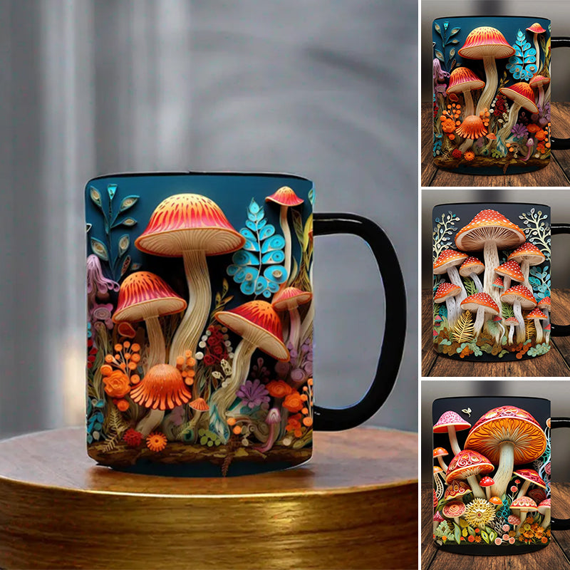 Tasse de champignons magiques 3D