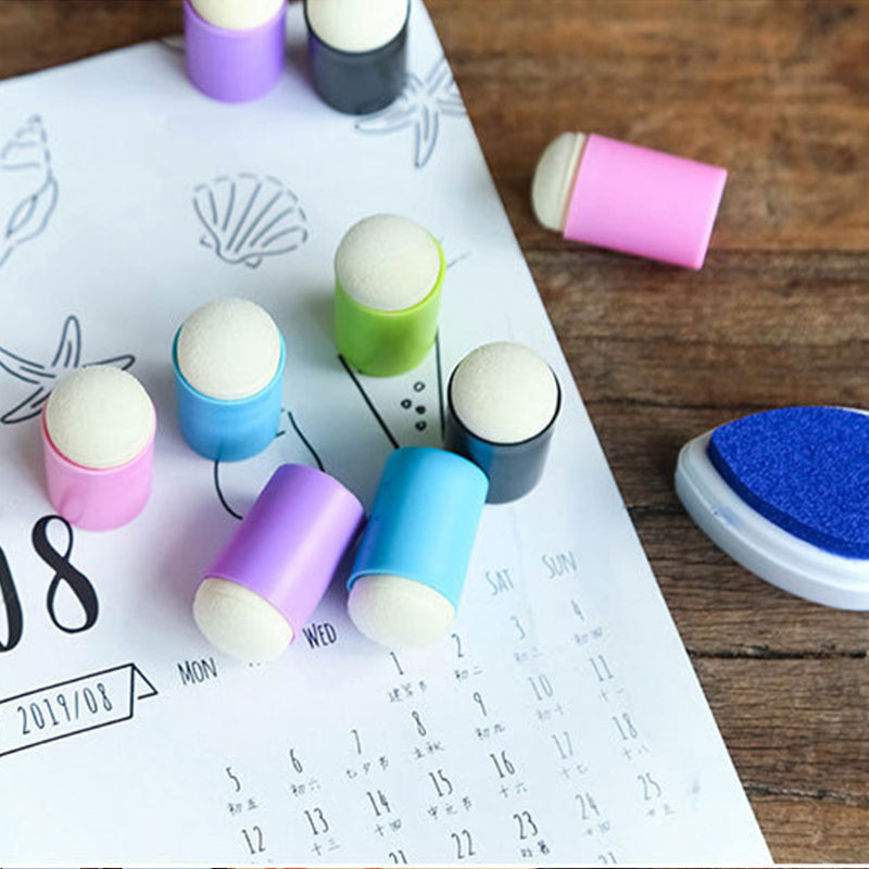 🧑🎨Couverture de doigt de tampon encreur bricolage créatif💖