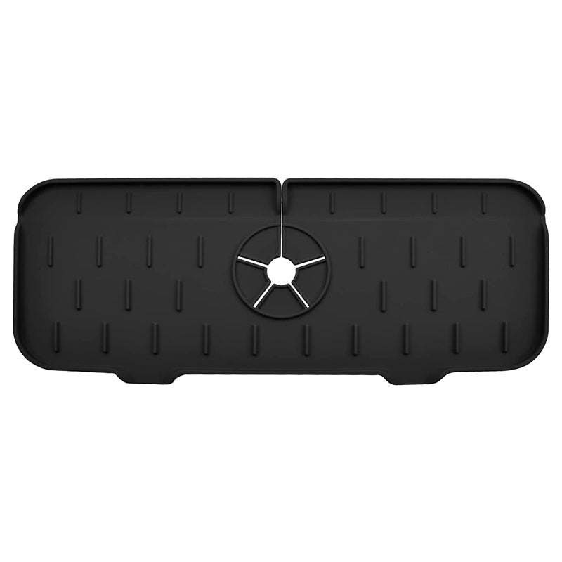 Plateau Anti-goutte à Poignée de Robinet en Silicone