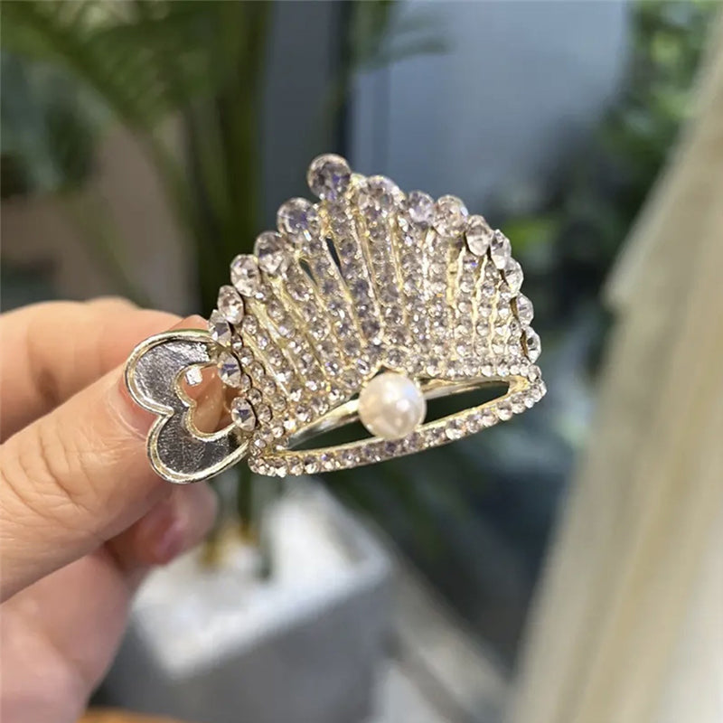 Clip de saisie de strass de couronne