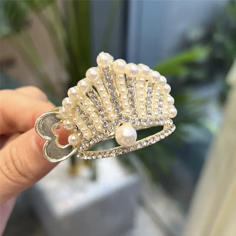 Clip de saisie de strass de couronne