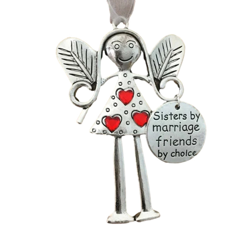 🪽Crazy Beautiful Friends Forever – Décoration d'ange, cadeau de Noël.