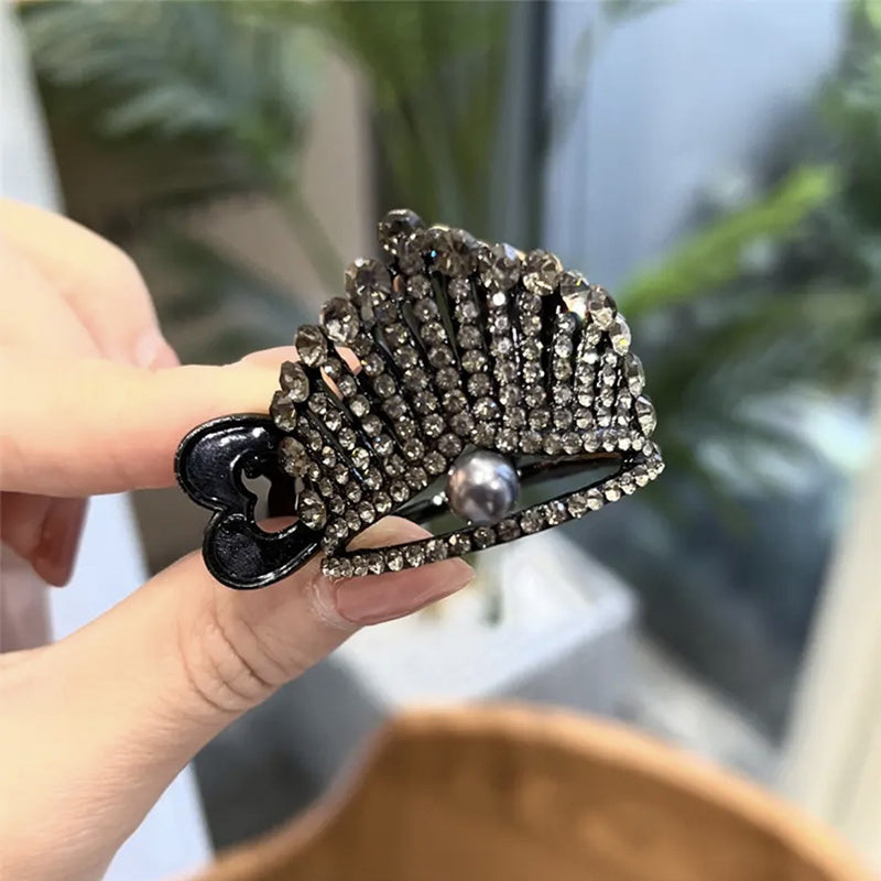 Clip de saisie de strass de couronne