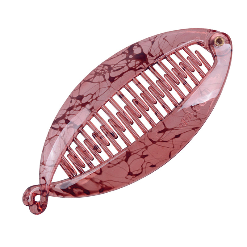 Nouvelle Conception Acétate Banane Motif Poignées de Cheveux