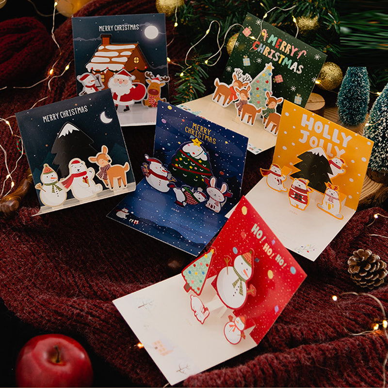 Cartes de Noël 3D
