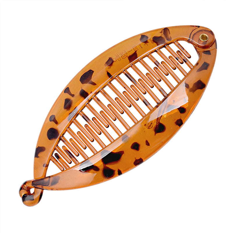 Nouvelle Conception Acétate Banane Motif Poignées de Cheveux