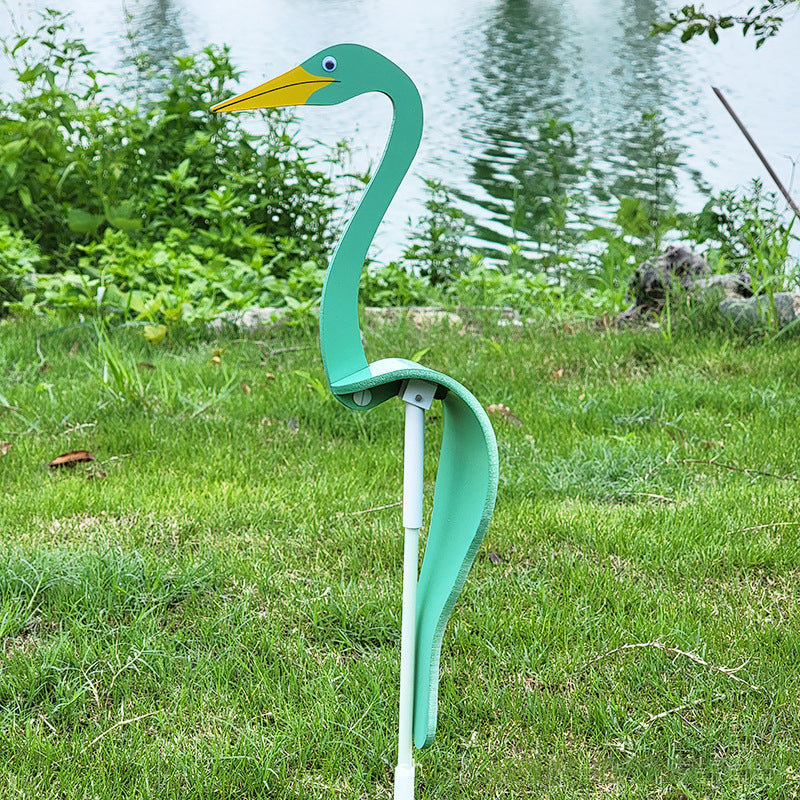 Décoration de jardin oiseaux tournoyants