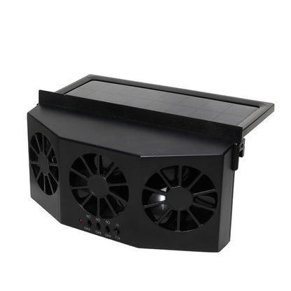 Ventilateur d'aération de fenêtre de voiture à énergie solaire