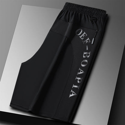 Short homme en soie glacée