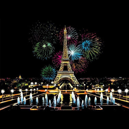 Splendide art à gratter magique