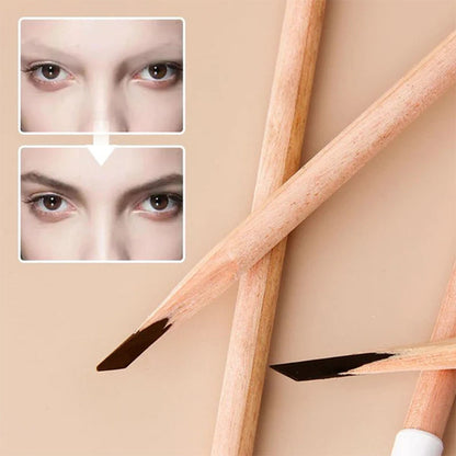 Crayon à sourcils en bois imperméable (12 PCS)