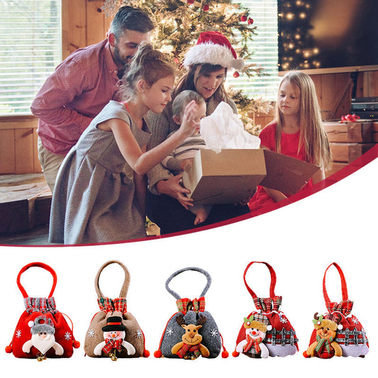 Sac de poupée de cadeau de Noël