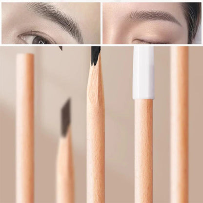 Crayon à sourcils en bois imperméable (12 PCS)