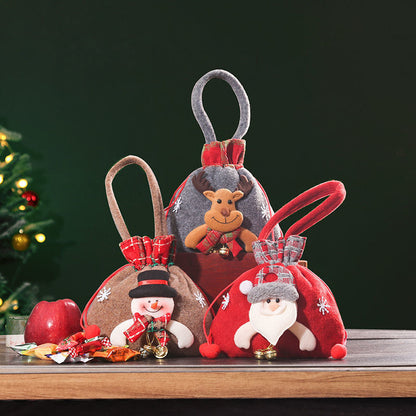 Sac de poupée de cadeau de Noël