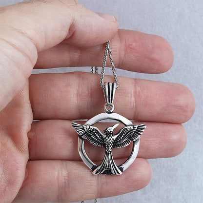 Collier Phoenix Cercle Pour Homme