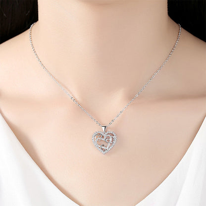 Collier Coeurs Entrelacés