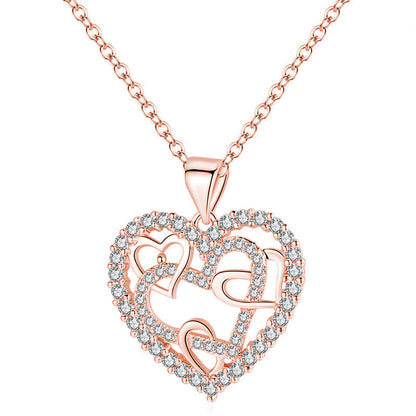 Collier Coeurs Entrelacés