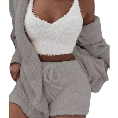Ensemble en tricot douillet (3 pièces)