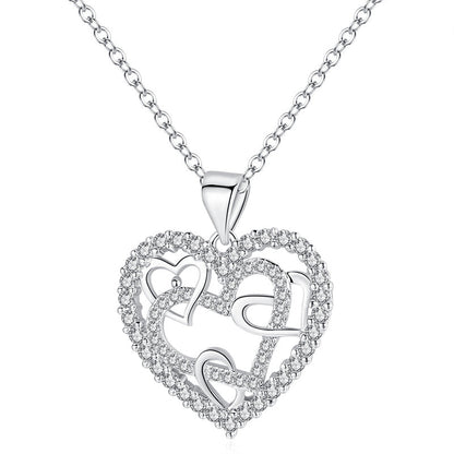 Collier Coeurs Entrelacés