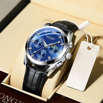 Montre à quartz lumineuse étanche pour homme