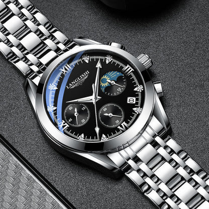 Montre à quartz lumineuse étanche pour homme