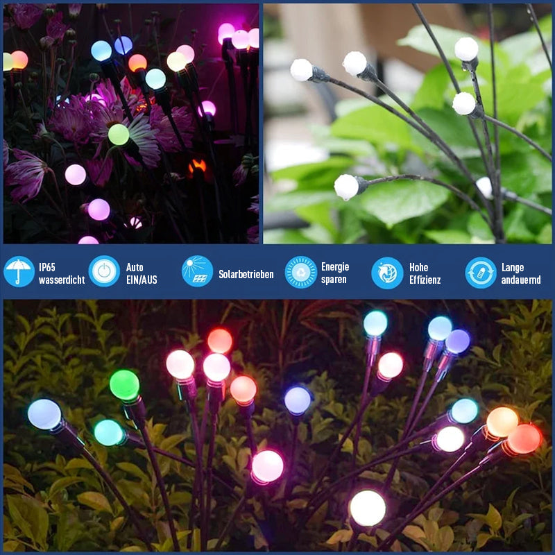 Lampe solaire de jardin à LED Luciole