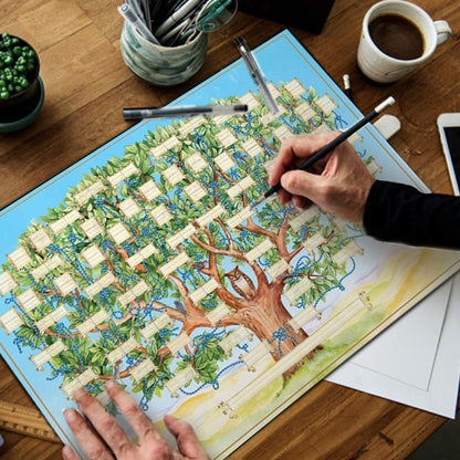 Diagramme De Généalogie De L'arbre Généalogique