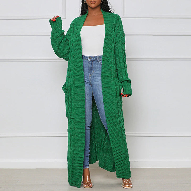 Veste de Pull Longue Torsion