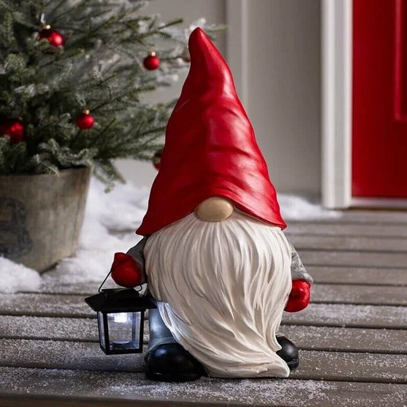 Bonhomme de Neige des Bois avec Lanterne Solaire