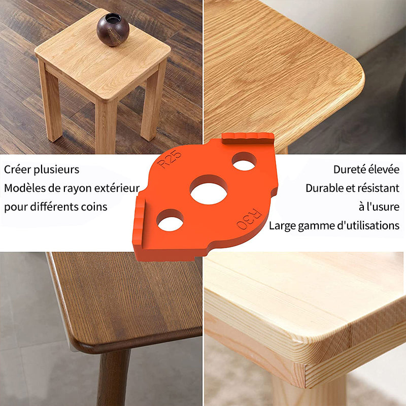 Jeu de 4 Mèches Arrondies Moules