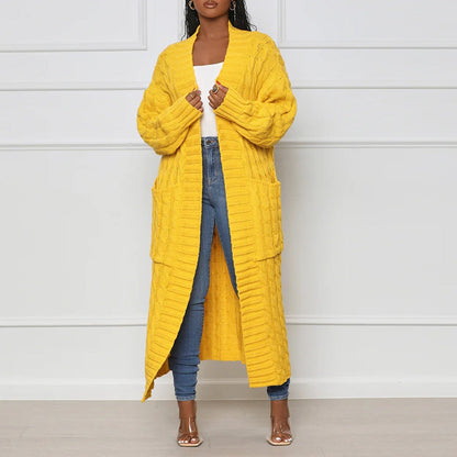 Veste de Pull Longue Torsion