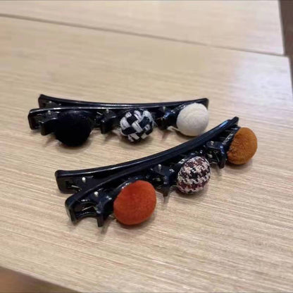 Pince à Tête de Bec de Canard en Boule de Cheveux
