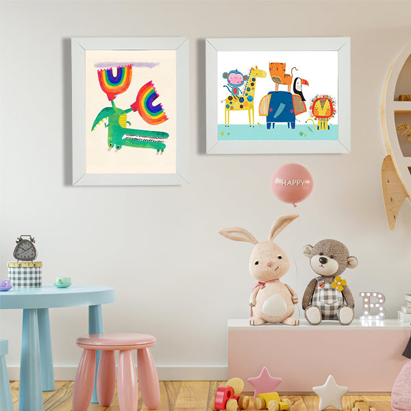 Projets artistiques pour enfants Cadre artistique A4 pour enfants
