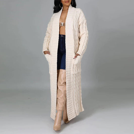 Veste de Pull Longue Torsion