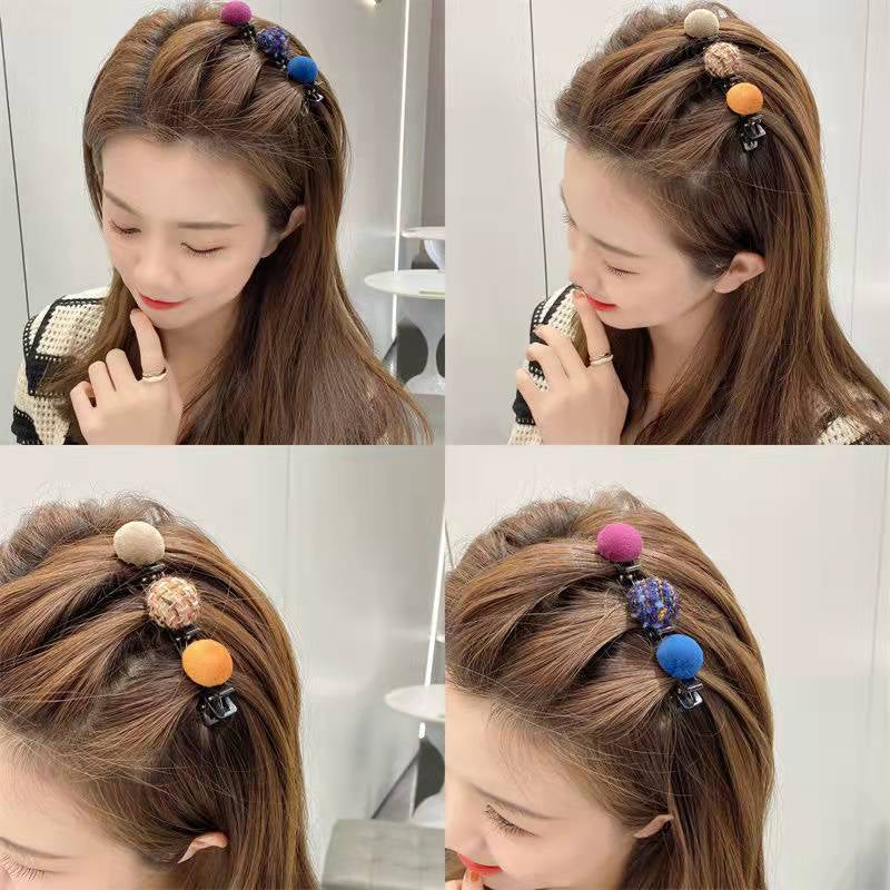Pince à Tête de Bec de Canard en Boule de Cheveux