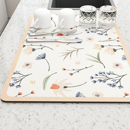 Tapis de Séchage de Cuisine Polyvalent