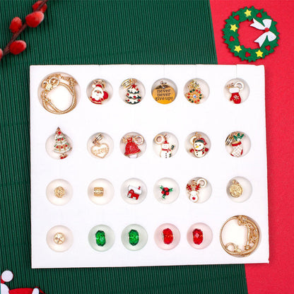 Calendrier de compte à rebours de 24 jours, ensemble de bracelets de calendrier de l'avent de noël à faire soi-même