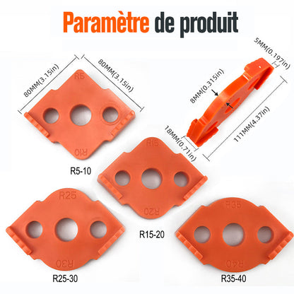 Jeu de 4 Mèches Arrondies Moules