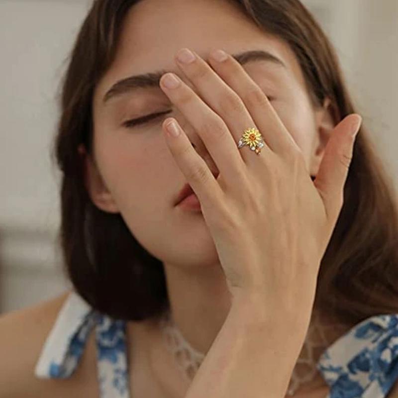 💕Anneau Tournesol Tournesol