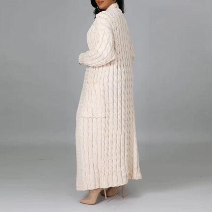 Veste de Pull Longue Torsion
