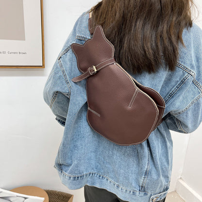 Sac à bandoulière en forme de chat