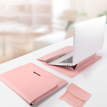 Housse pour ordinateur portable Housse en cuir avec support réglable